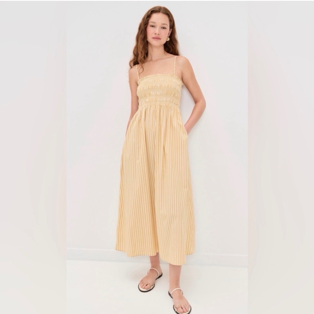 Pistola Denim Women's Bianca Dress, Beach Sand size Large NEW with tags